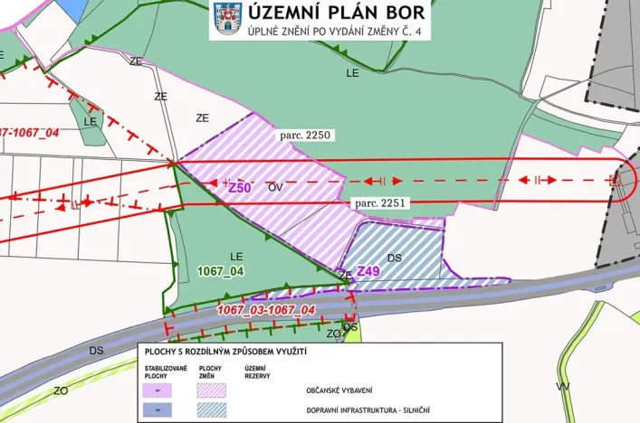 Prodej komerčního pozemku, Bor, 50767 m2
