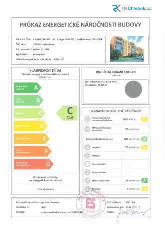 Prodej bytu 2+1, Frýdek-Místek, K Hájku, 51 m2