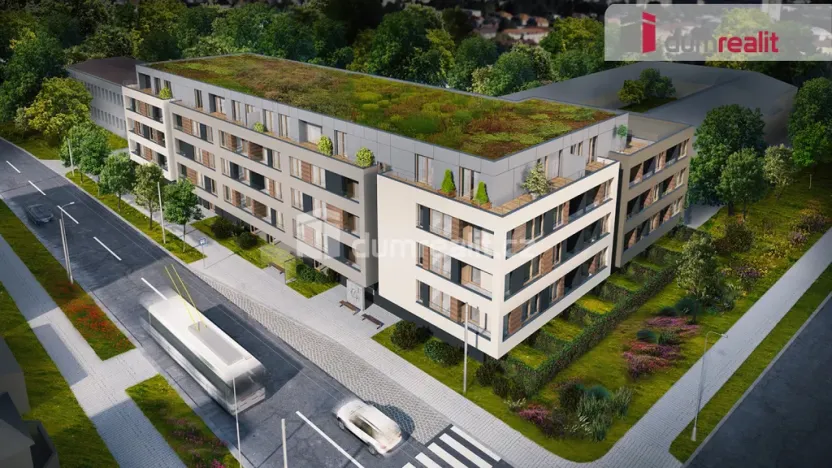 Pronájem bytu 1+kk, Pardubice - Bílé Předměstí, Štrossova, 41 m2