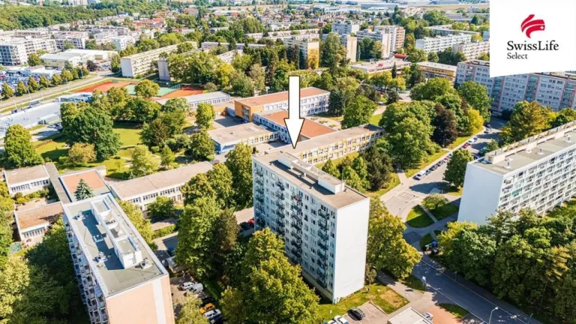 Prodej bytu 1+kk, Pardubice, Sluneční, 26 m2