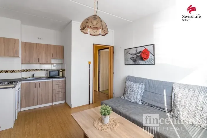 Pronájem bytu 2+kk, Pardubice, nábřeží Závodu míru, 42 m2