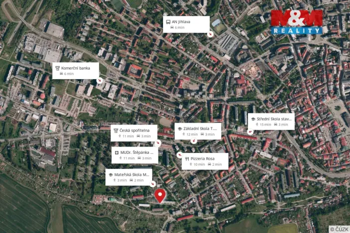 Prodej bytu 2+1, Jihlava, U Hřbitova, 54 m2