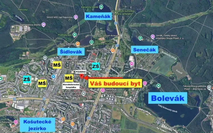 Prodej bytu 4+1, Plzeň - Bolevec, Kaznějovská, 92 m2