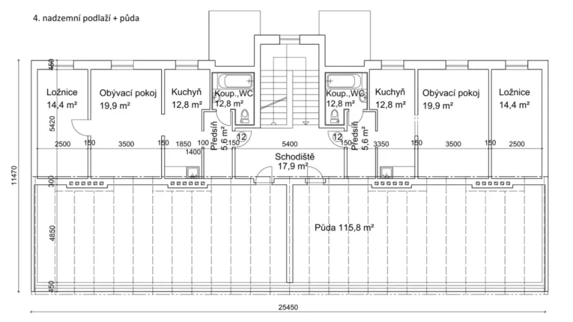 Prodej činžovního domu, Ústí nad Labem, Průmyslová, 797 m2