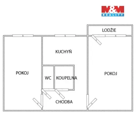 Prodej bytu 2+1, Ostrava - Poruba, Sokolovská, 52 m2