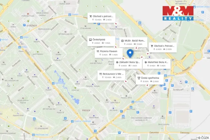 Prodej bytu 3+1, Praha - Prosek, Lovosická, 66 m2