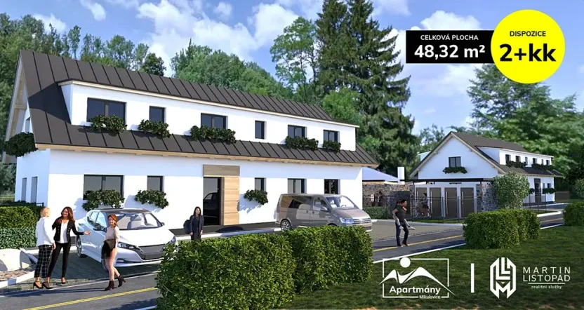 Prodej apartmánu, Mikulovice, 41 m2