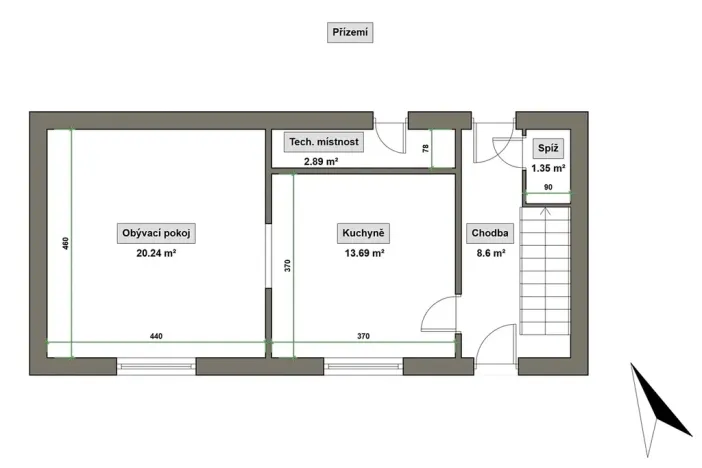 Prodej rodinného domu, Prakšice, 100 m2