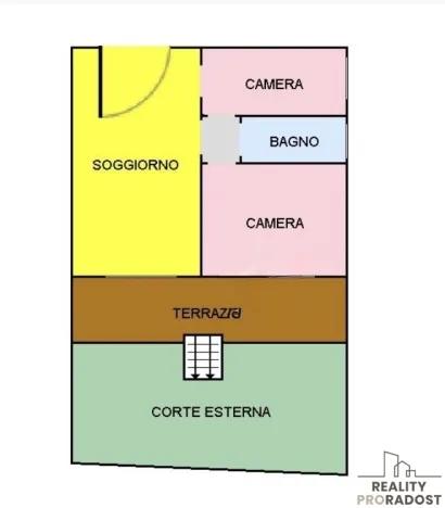 Prodej bytu 3+kk, Villa Rosa,Itálie, 56 m2