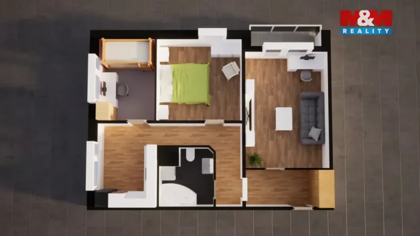Prodej bytu 3+1, Jablonec nad Nisou, U Balvanu, 69 m2