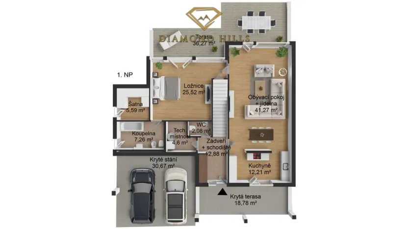 Prodej rodinného domu, Vysoký Újezd, V Hlinišťatech, 207 m2