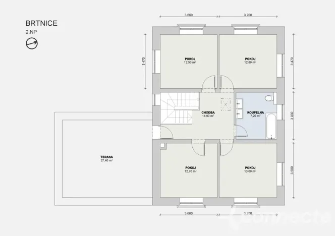Prodej rodinného domu, Velké Popovice - Brtnice, 161 m2
