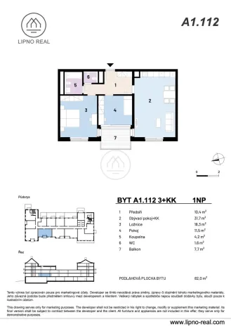 Prodej bytu 3+kk, Lipno nad Vltavou, 90 m2