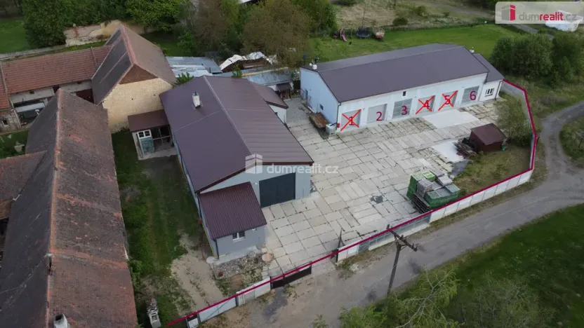 Pronájem skladu, Hředle, 753 m2