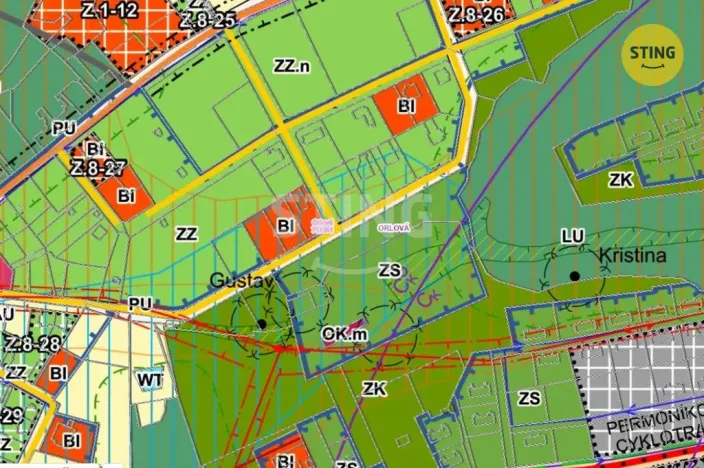 Prodej pozemku pro bydlení, Orlová, Bezručova, 829 m2