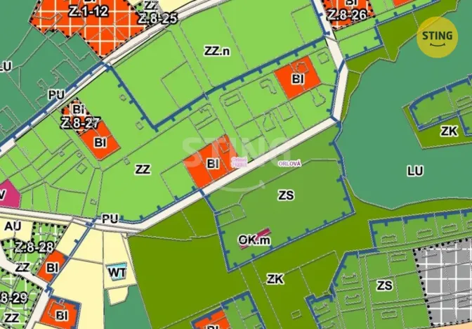 Prodej pozemku pro bydlení, Orlová, Bezručova, 829 m2