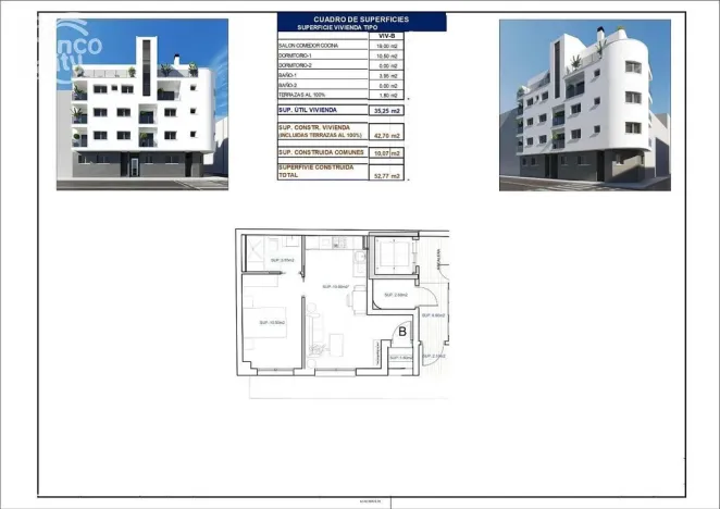 Prodej bytu 2+kk, Torrevieja, Alicante, Španělsko, 52 m2
