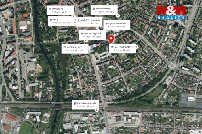 Prodej bytu 2+1, Pardubice - Bílé Předměstí, Dašická, 50 m2