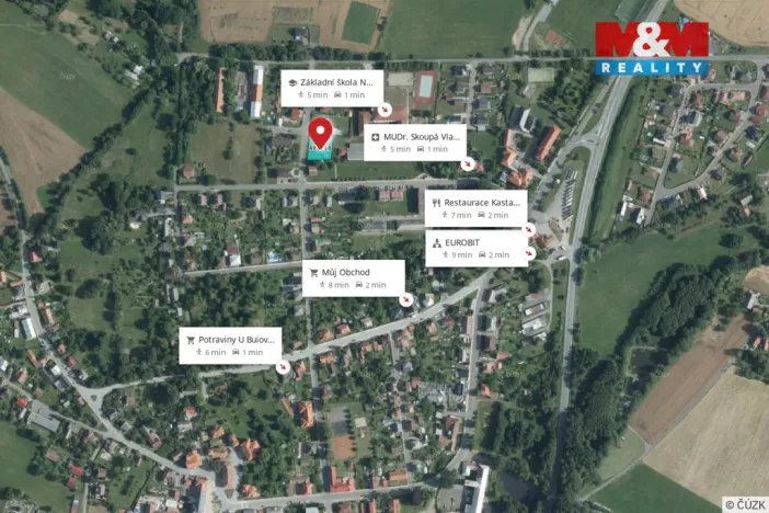 Prodej pozemku pro bydlení, Nasavrky, 503 m2
