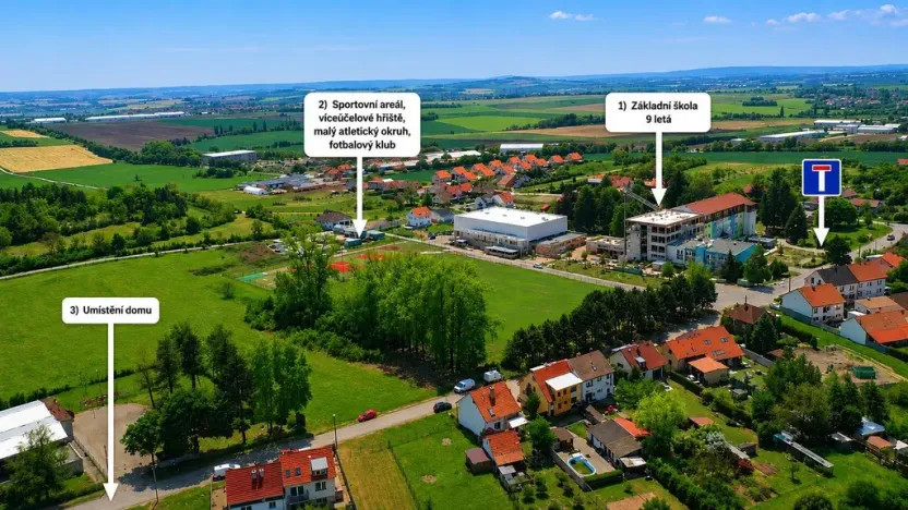 Prodej rodinného domu, Pozořice, U školy, 182 m2