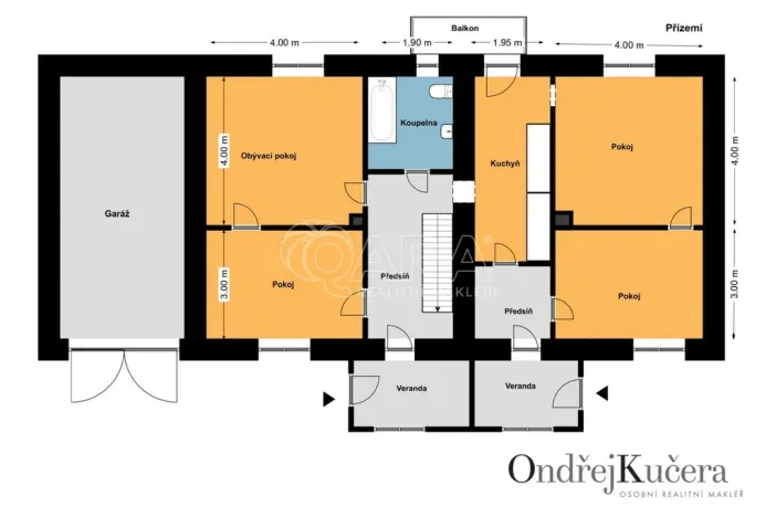 Prodej rodinného domu, Kosoř, Dolejší, 395 m2
