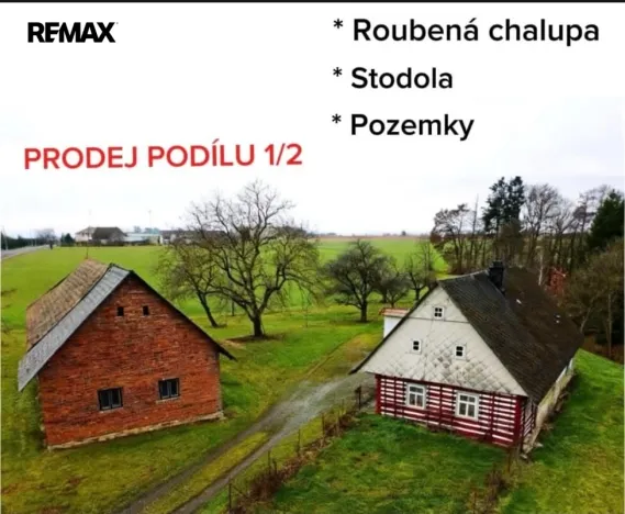 Prodej podílu 1/2 chalupy, Bílý Újezd - Roudné, 90 m2