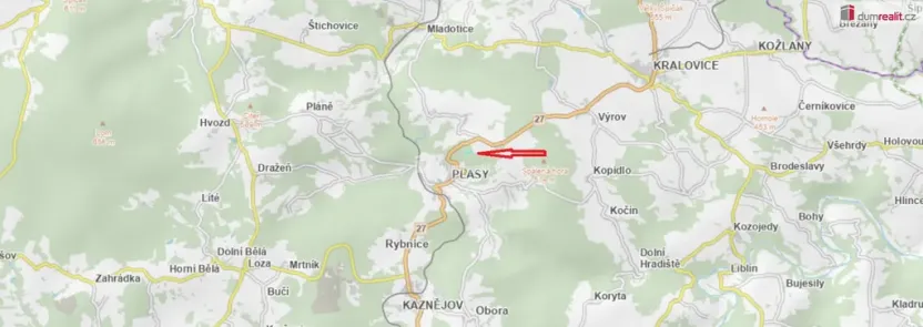 Prodej lesa, Plasy - Žebnice, 3528 m2