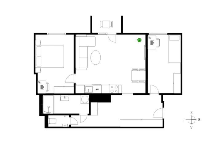Prodej bytu 3+kk, Praha - Vršovice, Bělocerkevská, 65 m2