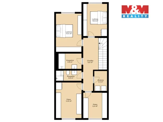 Pronájem rodinného domu, Praha - Letňany, Karla Dlouhého, 144 m2