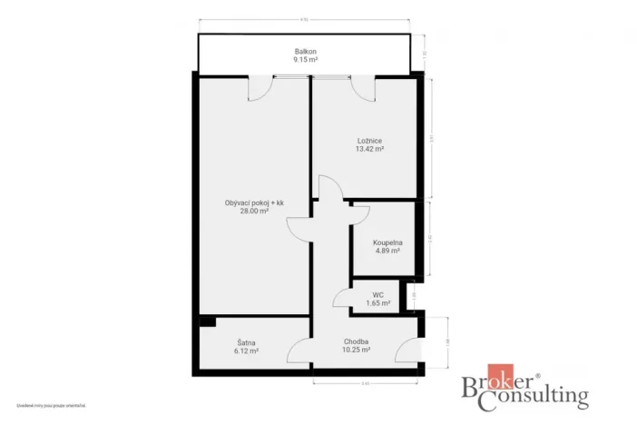 Pronájem bytu 2+kk, Plzeň - Černice, Nepomucká, 64 m2