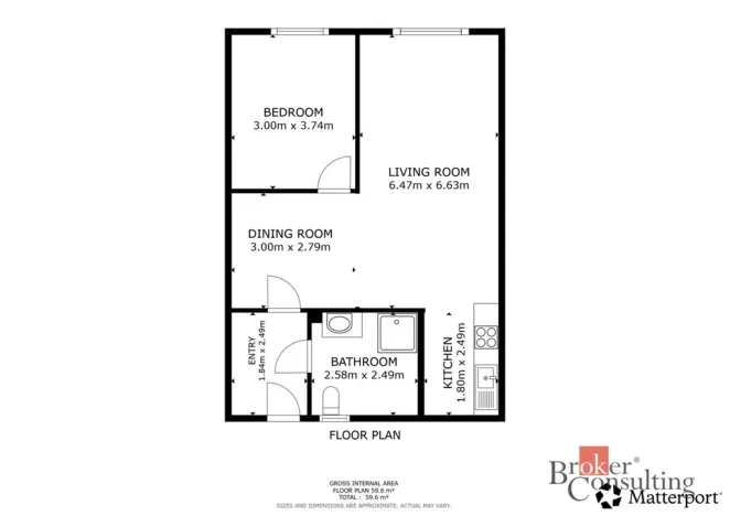 Pronájem bytu 2+kk, Vochov, 59 m2