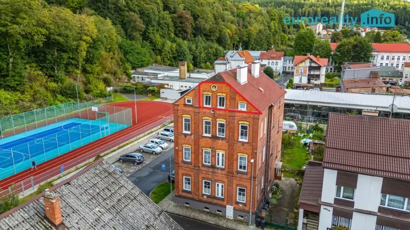 Pronájem bytu 1+1, Kraslice, Rybná, 30 m2
