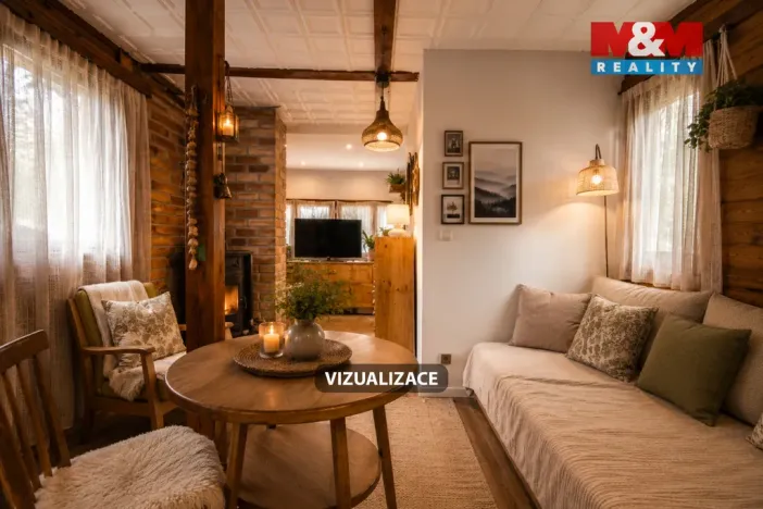 Prodej chaty, Hradištko - Pikovice, Na Mezi, 28 m2