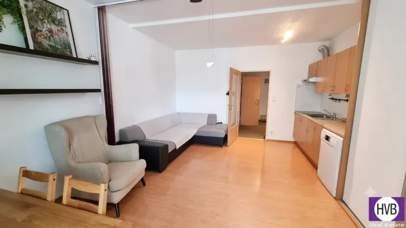 Pronájem bytu 1+kk, Praha - Vysočany, Poděbradská, 33 m2