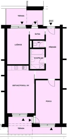 Pronájem bytu 3+kk, Strakonice - Strakonice II, Na Ohradě, 72 m2