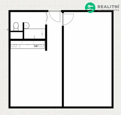 Prodej bytu 1+1, Chomutov, Zahradní, 36 m2