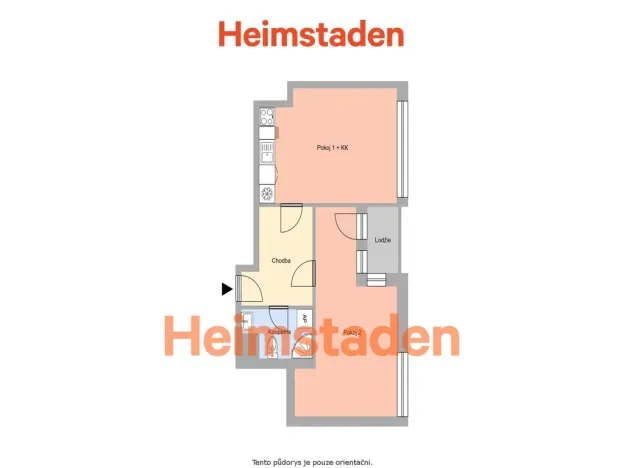 Pronájem bytu 2+kk, Ostrava - Moravská Ostrava, Sokolská třída, 52 m2