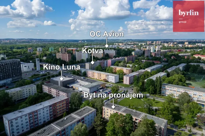 Pronájem bytu 3+1, Ostrava, Patrice Lumumby, 73 m2