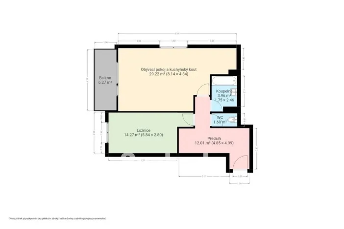 Prodej bytu 2+kk, Praha - Čakovice, Hakenova, 62 m2