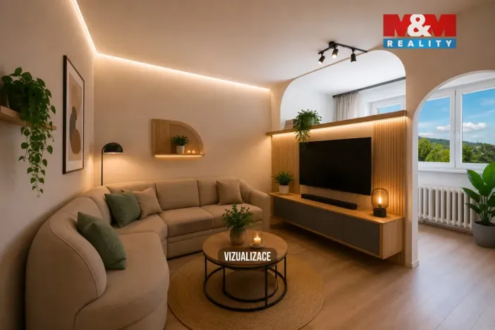 Prodej bytu 1+1, Kamenický Šenov, Pískovec I, 40 m2