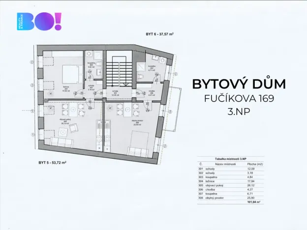 Prodej činžovního domu, Fulnek, Fučíkova, 255 m2