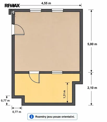 Prodej bytu 1+kk, Jihlava, Benešova, 33 m2