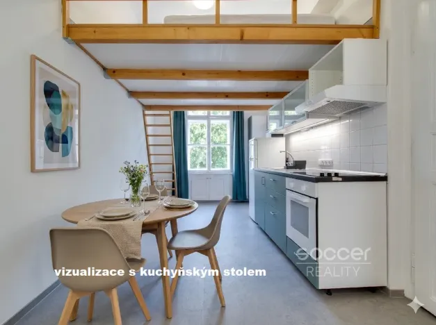 Pronájem bytu 2+kk, Praha - Žižkov, Jeronýmova, 36 m2