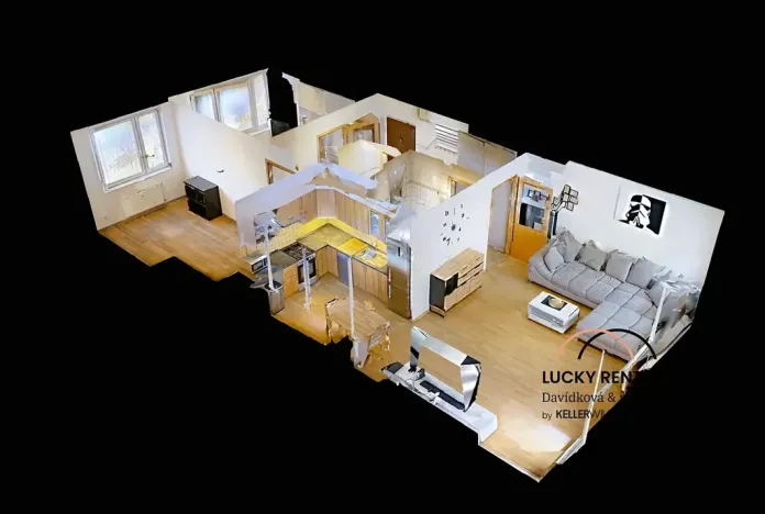 Pronájem bytu 3+kk, Praha - Braník, Vavřenova, 73 m2