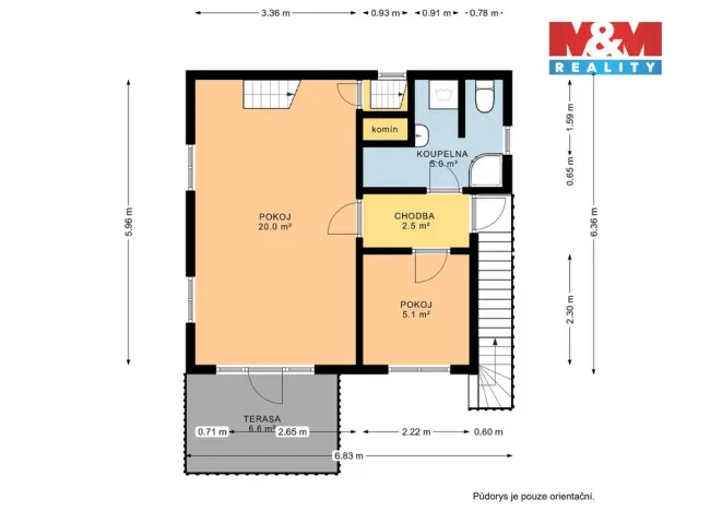 Prodej chaty, Oslnovice, 76 m2