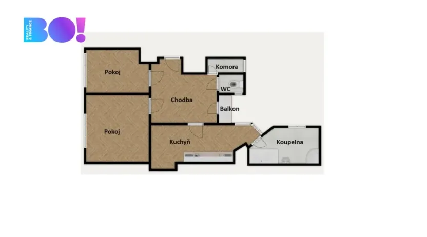Pronájem bytu 2+1, Ostrava, Tyršova, 92 m2