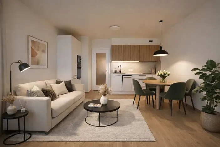 Pronájem bytu 1+kk, Praha - Vysočany, Poděbradská, 32 m2