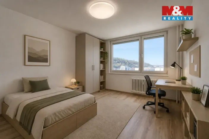 Pronájem bytu 3+kk, Praha - Karlín, U Sluncové, 65 m2