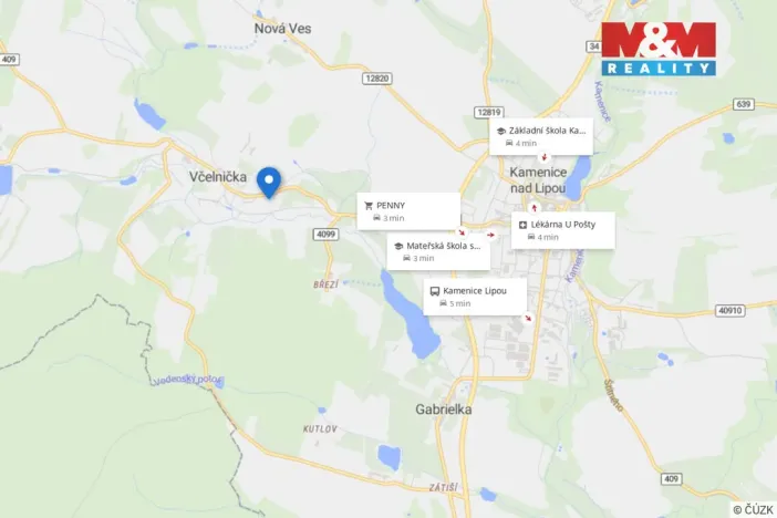 Prodej pozemku pro bydlení, Včelnička, 1118 m2