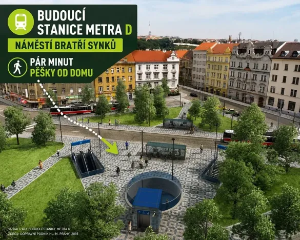 Prodej bytu 2+kk, Praha - Nusle, V Horkách, 55 m2